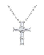 Regalia Whisper Cross Petite Diamond Fashion Pendant