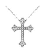 Sundew Quiana Cross Petite Diamond Fashion Pendant