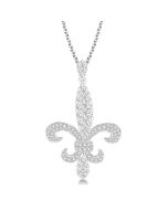Étoile Fleur De Lis Diamond Pendant