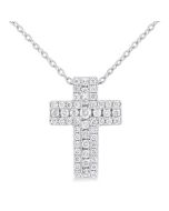 Eclipse Evergreen Cross Diamond Fashion Pendant