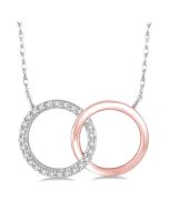 Halcyon Umbria Circle Interlock Diamond Fashion Pendant
