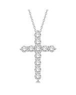 Halcyon Fable Cross Diamond Fashion Pendant