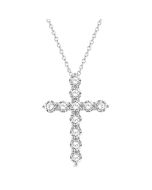 Noblesse Gale Cross Diamond Fashion Pendant
