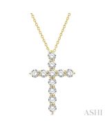Paragon Mallow Cross Diamond Fashion Pendant