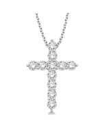 Ivy Couture Cross Diamond Fashion Pendant