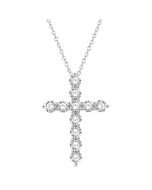 Wisteria Rill Cross Diamond Fashion Pendant