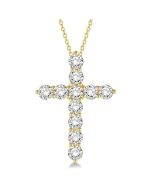 Zaira Helios Cross Diamond Fashion Pendant