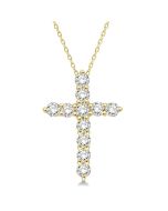 Élan Gala Cross Diamond Fashion Pendant
