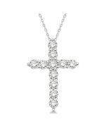 Haven Tamarind Cross Diamond Fashion Pendant