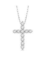 Halcyon Jasper Cross Diamond Fashion Pendant