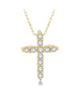 Xenia Gale Cross Petite Diamond Fashion Pendant
