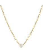 Paragon Tivoli Oval Shape Curb & Cuban Diamond Fashion Necklace