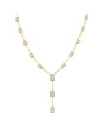 Vale Fusion Diamond Bar Necklace