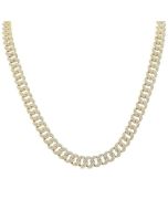Curb & Cuban Diamond Fashion Necklace