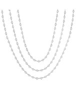 Sovereign Yew Bezel Set Layered Diamond Necklace