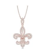 Bellona Haven Fleur De Lis Diamond Pendant