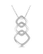 Xenia Geometric Diamond Fashion Pendant