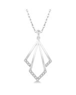 Thalia Heritage Geometric Diamond Fashion Pendant