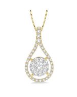 Thalia Rill Pear Shape Shine Bright Diamond Pendant