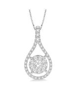Finesse Pear Shape Shine Bright Diamond Pendant