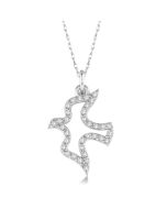 Minerva Echo Dove Petite Diamond Fashion Pendant