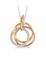 Regalia Circle Diamond Fashion Pendant