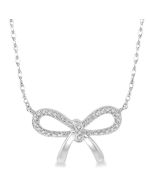 Bow Diamond Fashion Necklace