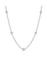 Tansy Lilith Diamond Station Necklace