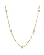 Wren Diamond Station Necklace