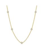 Bramble Diamond Station Necklace