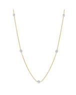 Zofia Violet Diamond Station Necklace