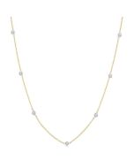 Nova Aurora Diamond Station Necklace