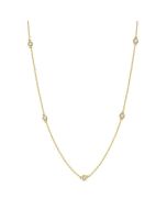 Raven Diamond Station Necklace