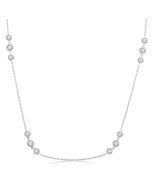 Gaia Thalia 3 Stone Diamond Station Necklace
