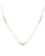 Felina Prairie 3 Stone Diamond Station Necklace