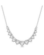 Solstice Orion Graduated Diamond Smile Necklace