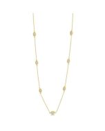 Dahlia Zenith Diamond Station Necklace