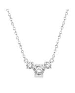 Starling Quiana Round Shape Past Present & Future Diamond Necklace