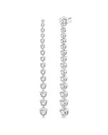 CaXeOra MirEl 14K White Gold Diamond Earrings