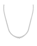 Aster Clover Riviera Diamond Necklace