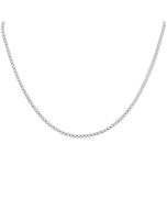 Clover Lyric Diamond Tennis Necklace