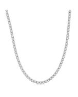 Willow Zinnia Diamond Tennis Necklace