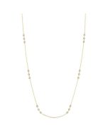 Artemis Gale 3 Stone Diamond Station Necklace