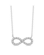 Riviera Lyric Infinity Diamond Pendant
