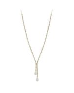 Pear Shape Shine Bright Diamond Fashion Y Necklace