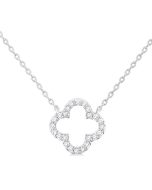 Violet Zofia Clover Petite Diamond Fashion Pendant