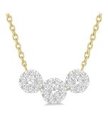 Poise Round Shape Past Present & Future Shine Bright Essential Diamond Necklace