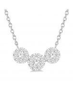 Shine Bright Essential Three Stone Diamond Necklace