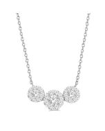Freya Nerissa Round Shape Past Present & Future Shine Bright Essential Diamond Necklace