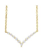 Ember Iolanthe Chevron Petite Diamond Fashion Necklace